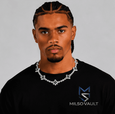 Green Clover Iced Out Chain for Men with VVS Shine image 3