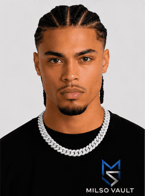 14K Solid Gold Iced Out Cuban Chain 14MM image 3
